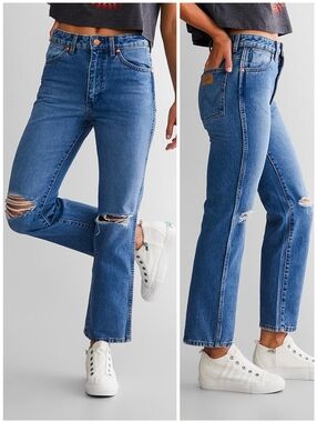 Wrangler Wild West 603 Western High Rise Straight Jeans, 27